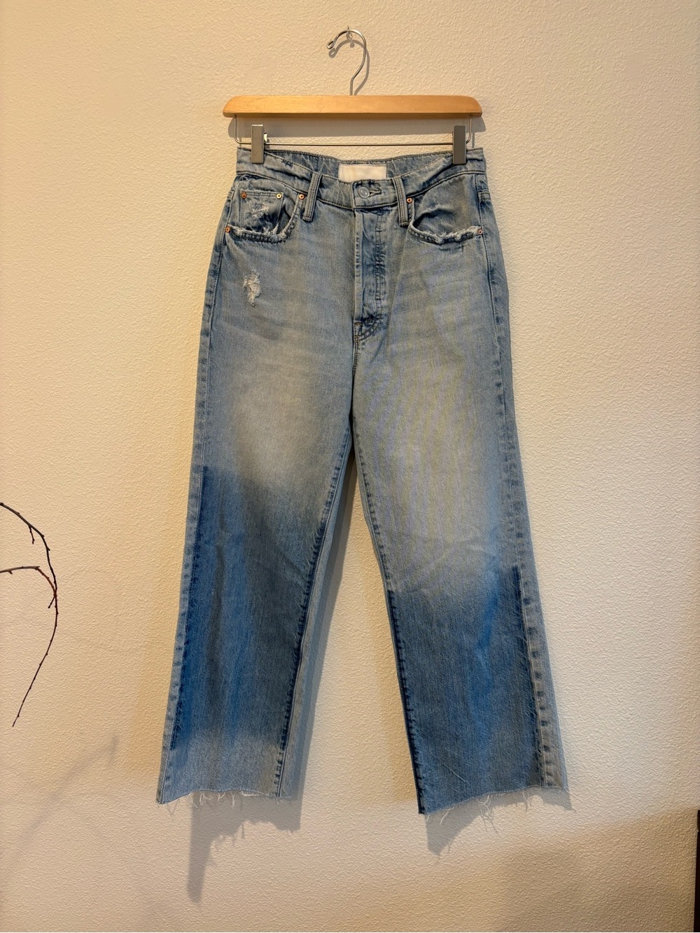 Mother Denim Rambler Ankle Fray jeans win some lose some size 26